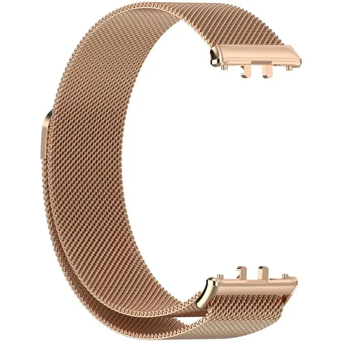 Ремінець DK для Samsung Galaxy Fit3 (R390) Metal Milanese Loop Magnetic (rose gold) - фото 2