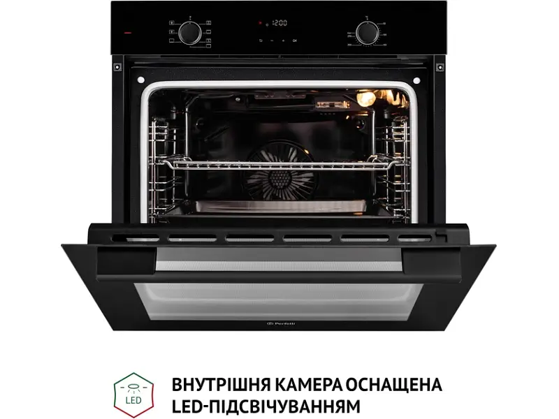 Духовка електрична Perfelli PERLA 6D7 NERO - фото 9