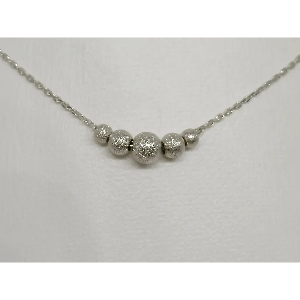 Серебряное колье Qvaliz Шарики. 908-01143 - фото 2