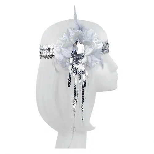 Резинка на голову Rose silver