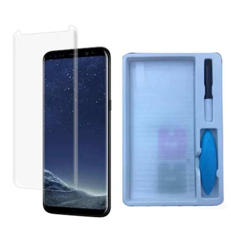 Скло захисне PowerPlant Samsung Galaxy Note 10 (liquid glue + UF-lamp) (GL607693) - фото 4