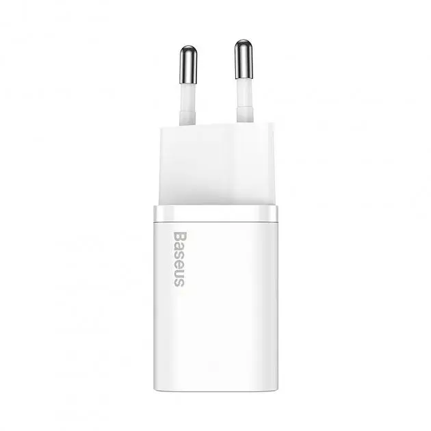 Мережевий зарядний пристрій Baseus 20W Super PD Charger + Cable USB-C to Lightning White (TZCCSUP-B02) [66717] - фото 3