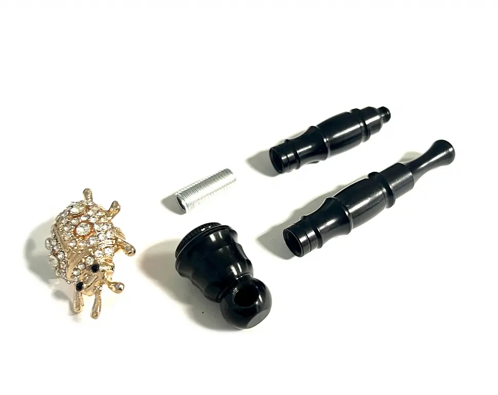 Курительная трубка N42 Designer pipe metal 130 мм (YD119) - фото 3