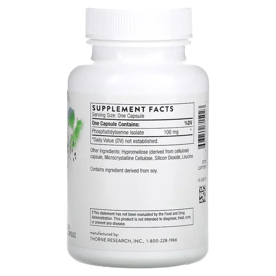 Натуральная добавка Thorne Iso-Phos Phosphatidylserine 60 капсул - фото 2