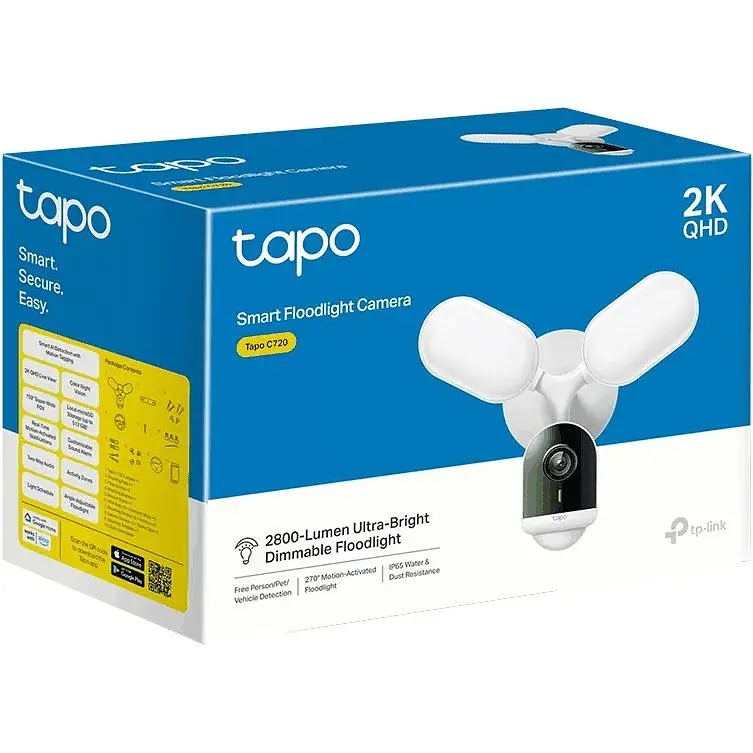 IP-камера TP-Link Tapo C720 2K QHD N300 зовнішня - фото 9
