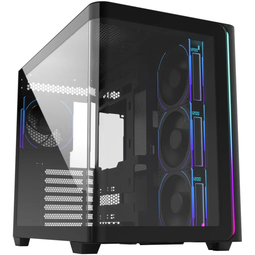 Корпус FSP M580-BP без БЖ ATX Black (M580-BP) - фото 3
