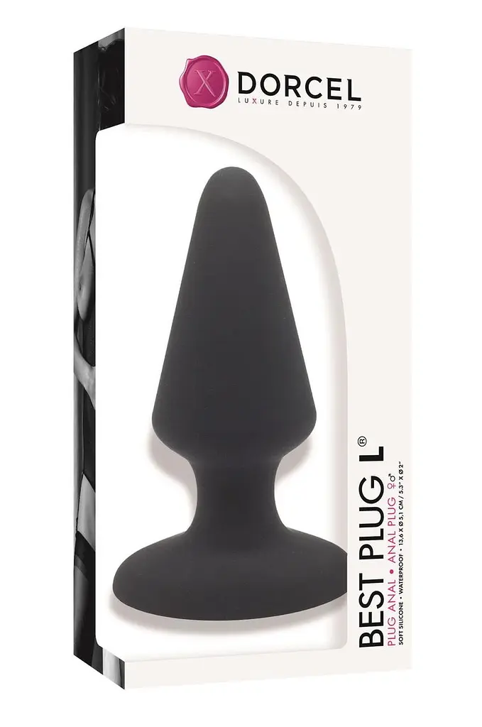 Анальна пробка Dorcel Best Plug L м'який soft-touch силікон, макс. діаметр 5,1 см - фото 2