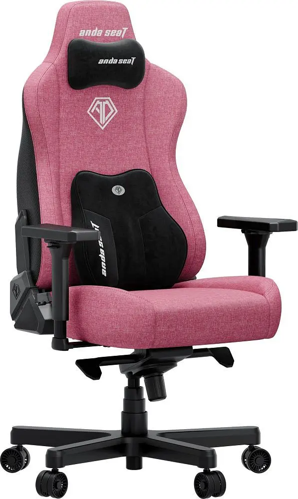 Кресло для геймеров Anda Seat Kaiser 3E XL Pink Fabric (AD23YC-XL-09-P-CF-P01) - фото 8