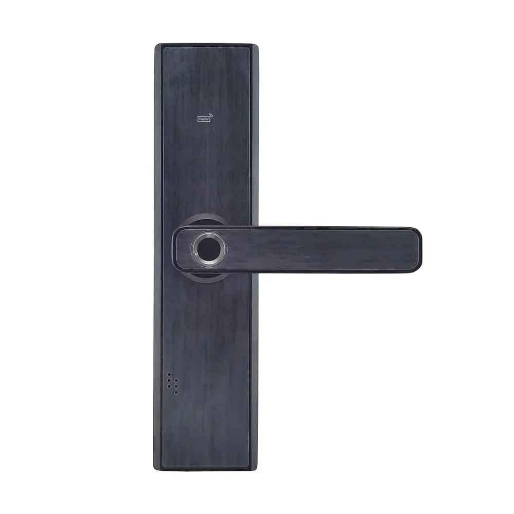 Замок біометричний автономний Trinix TRL-5108BTF Black Right з Bluetooth, зчитувачем відбитків пальців і карт Mifare (65-00029) - фото 7