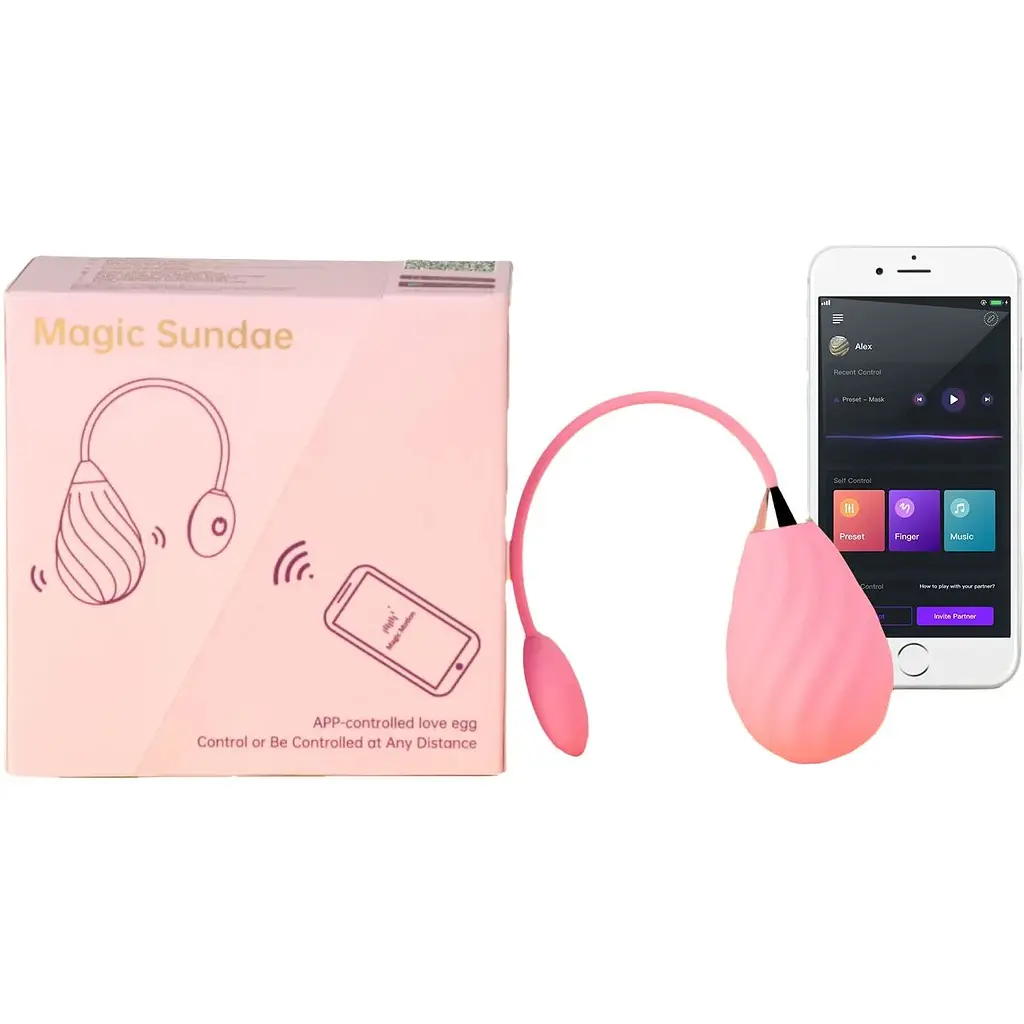 Смарт-виброяйцо Magic Motion Sundae Pink - фото 3