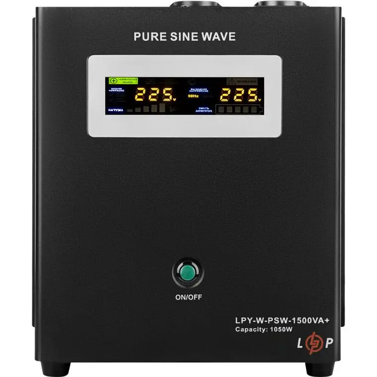 Источник бесперебойного питания [ИБП] LogicPower W1500 + 2 x LPM-MG батарея 12V - 120Ah [19807] [110349] - фото 2