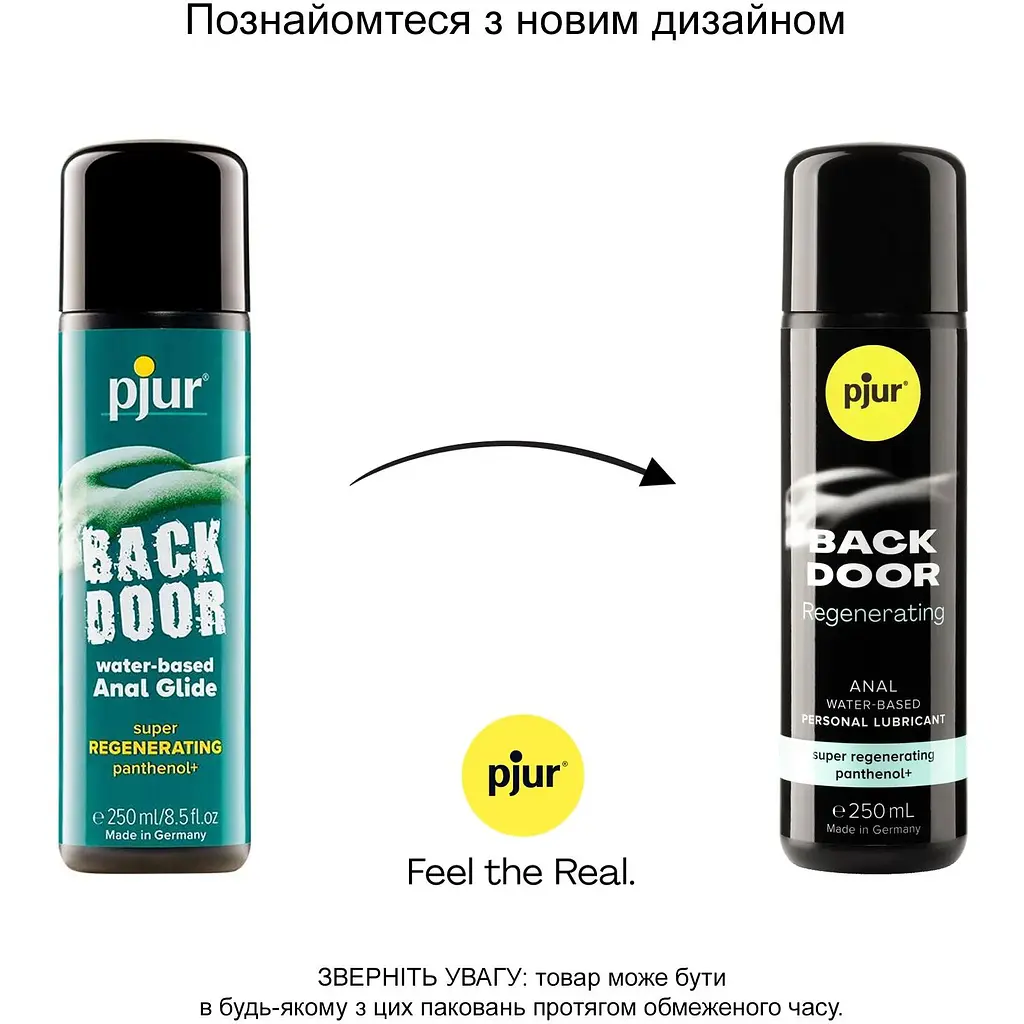 Анальна змазка Pjur backdoor Regenerating 250 мл - фото 3