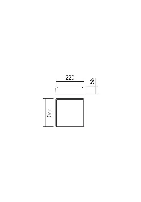 Стельовий світильник MARINA PL LED SMD 12W IP65 DG 3000K(5.1.2) Redo 90157 - фото 2