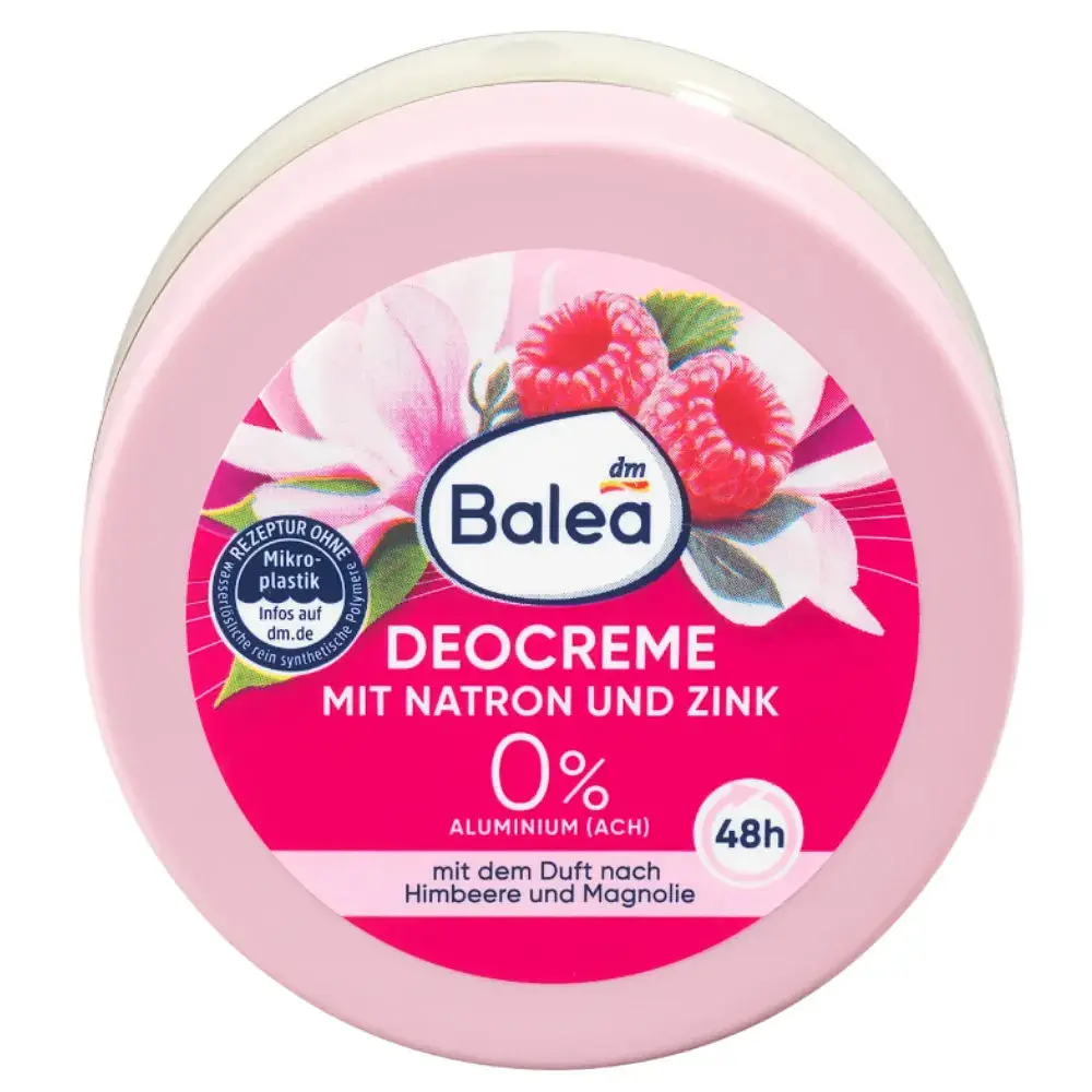 Крем-дезодорант Balea Deocreme mit Natron без алюмінію з содою та цинком, 50 мл