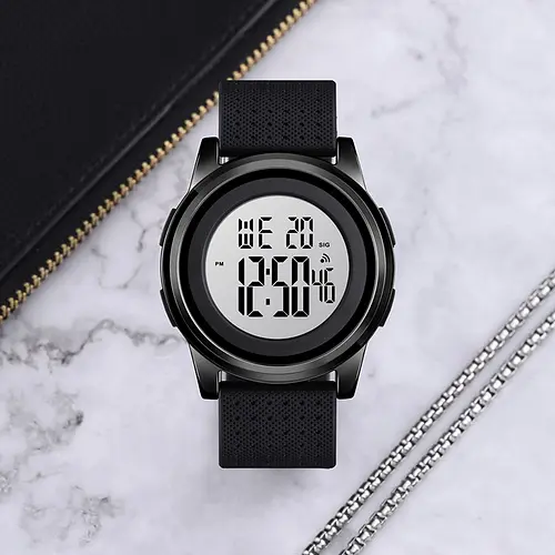 Чоловічий наручний годинник 1502BKWT Black-White Skmei acs0030712 - фото 2