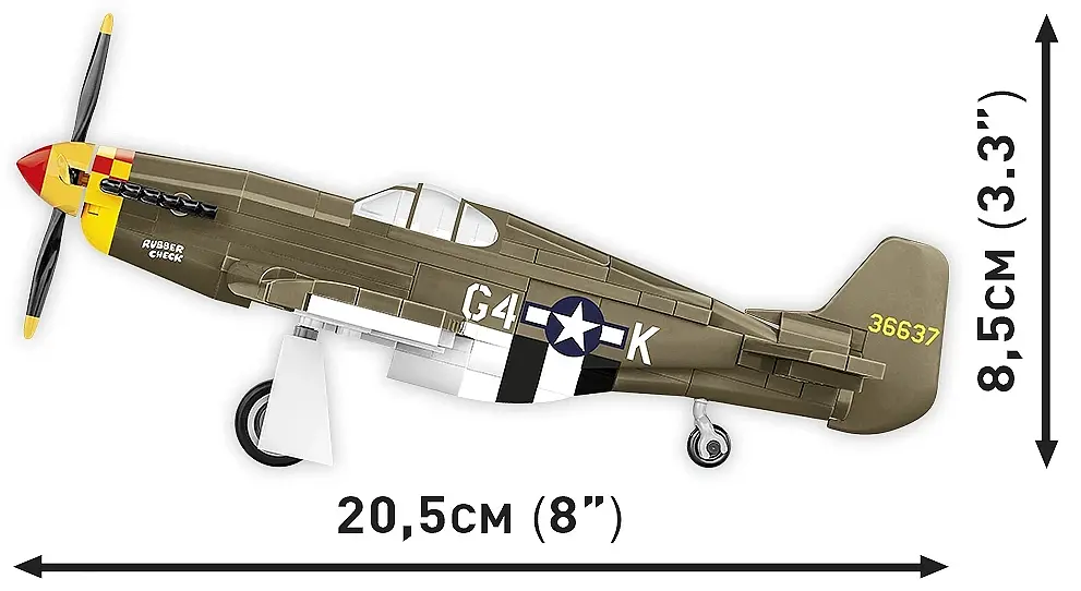 Конструктор детский самолет Mustang P-51B COBI 5869 - фото 5