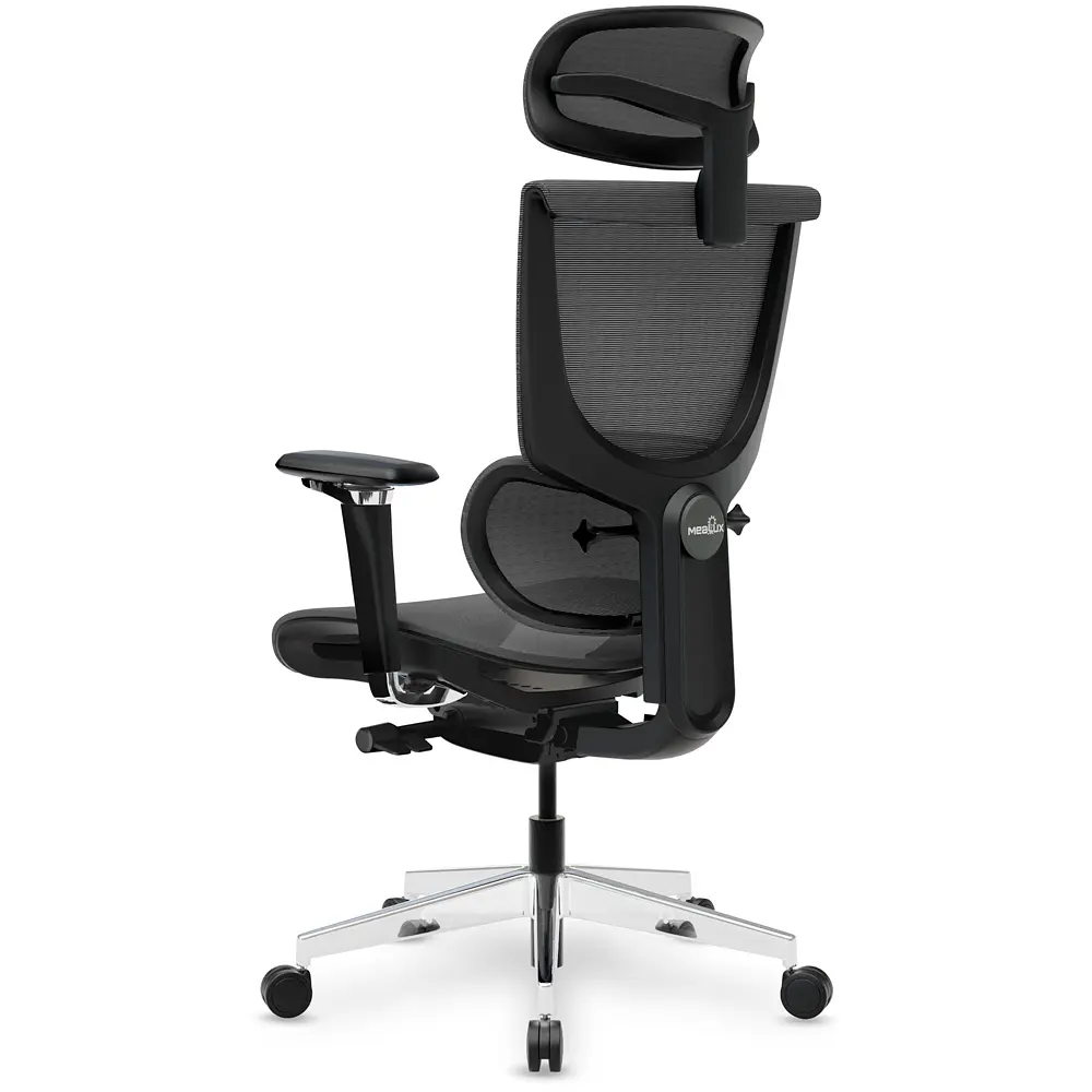 Крісло Mealux S8 Air Black (арт. HF-S8P M/B) - фото 6
