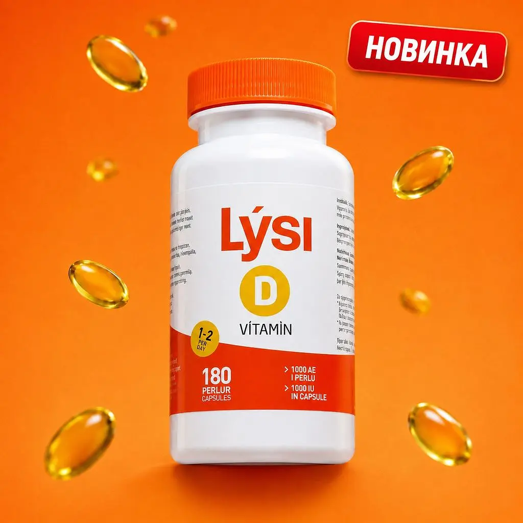 Вітамін D Lysi 1000 МО 25 мкг з Омега 3 180 капсул - фото 4