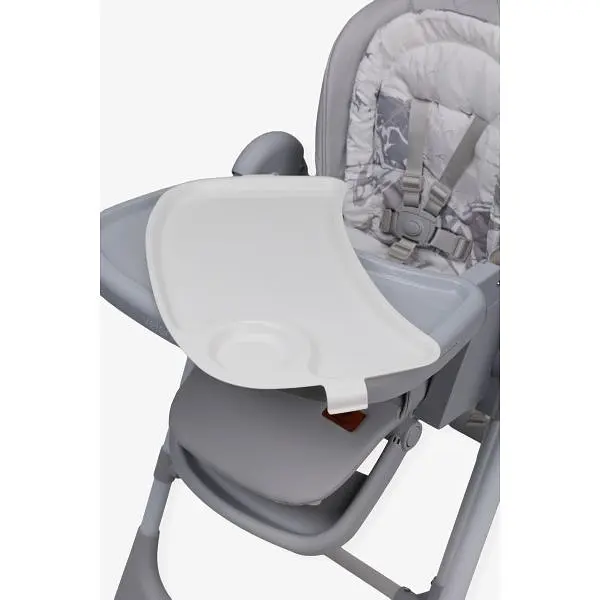Стул для кормления-качели 2 в 1 VELANO Nomi Light grey (45683) - фото 5