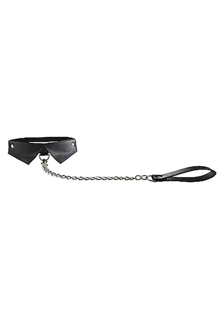 Нашийник з повідцем Ouch! Exclusive Collar Leash (чорний) - фото 2