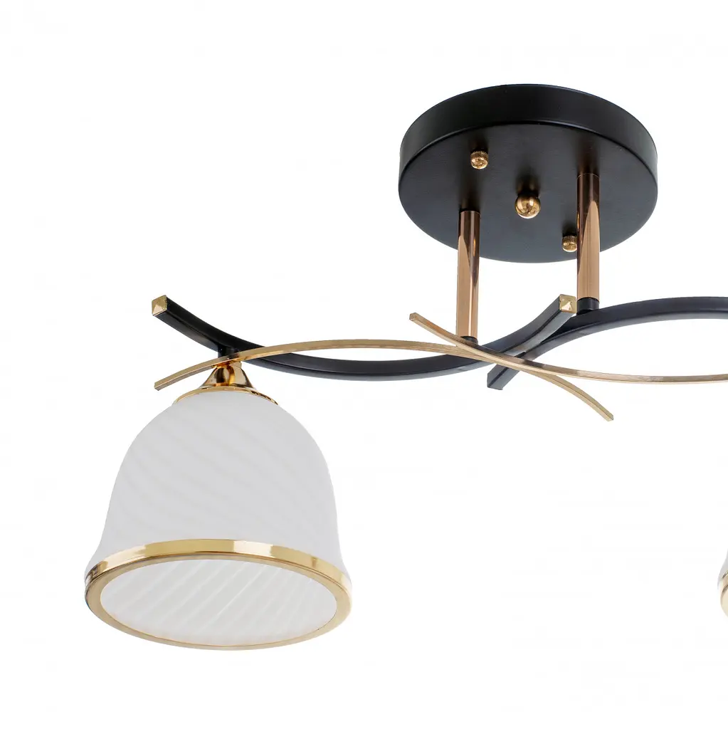 Люстра потолочная Brille в коридор E27 60W BK (LK-710S/2) - фото 3