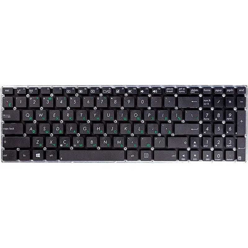 Клавiатура для ноутбука ASUS X556, X556U чoрний (KB310771)
