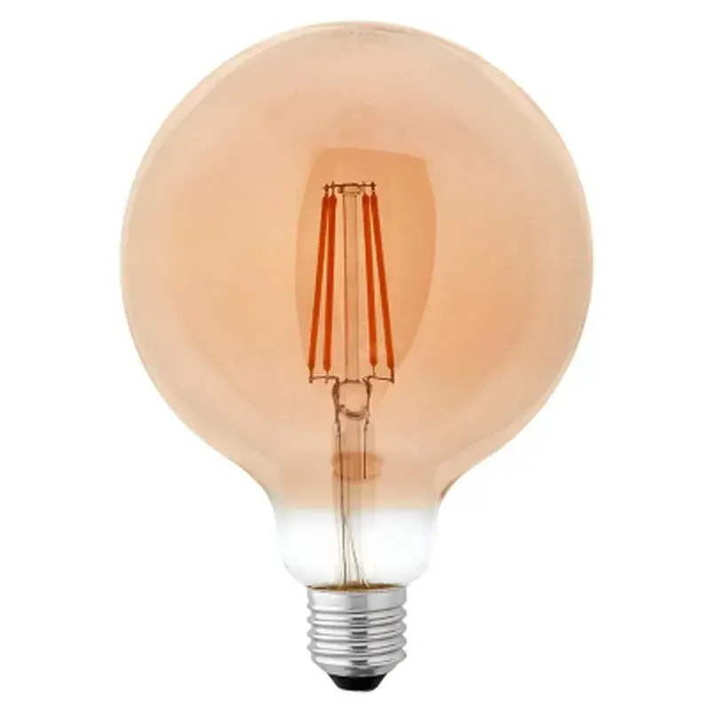 Лампочка Delux Globe G125 8Вт E27 2700К amber filament (90016726)