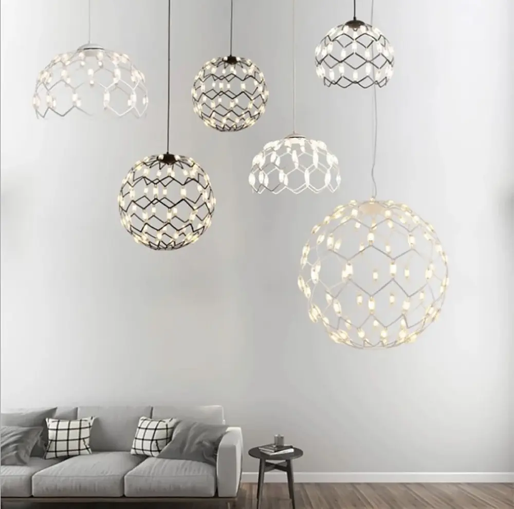 Світильник у формі купола чорного кольору | Арт. D 1289 BK | Line F - фото 6