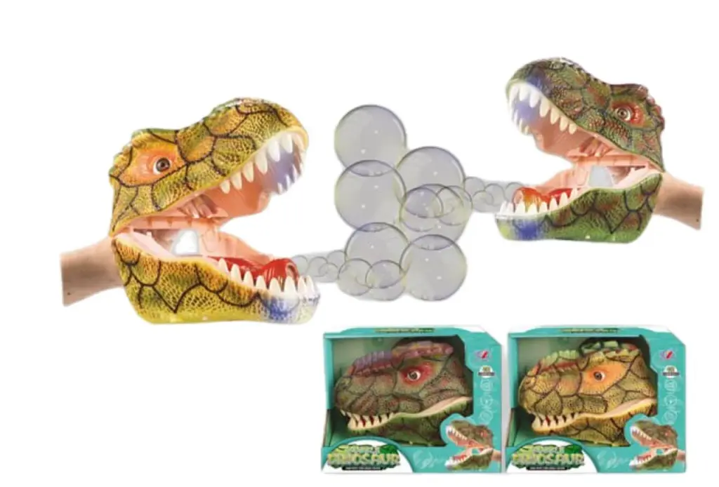 Генератор мильних бульбашок Dino Toys Дракон коричневий