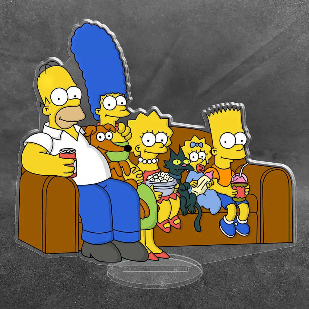 Акрилова колекційна фігурка Аніме: The Simpsons Сімпсони 1 15 см - фото 2