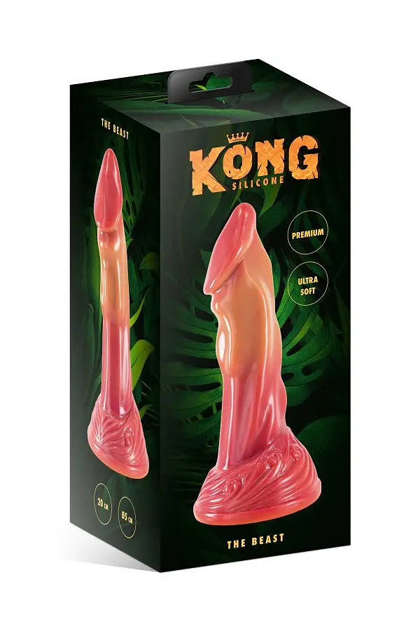 Фалоімітатор Kong Silicone The Beast, 21.4 см - фото 5