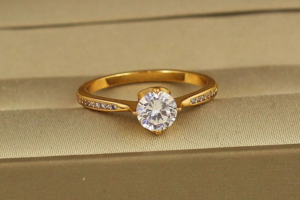 Кільце Xuping Jewelry Стежка до серця р 20 золотисте
