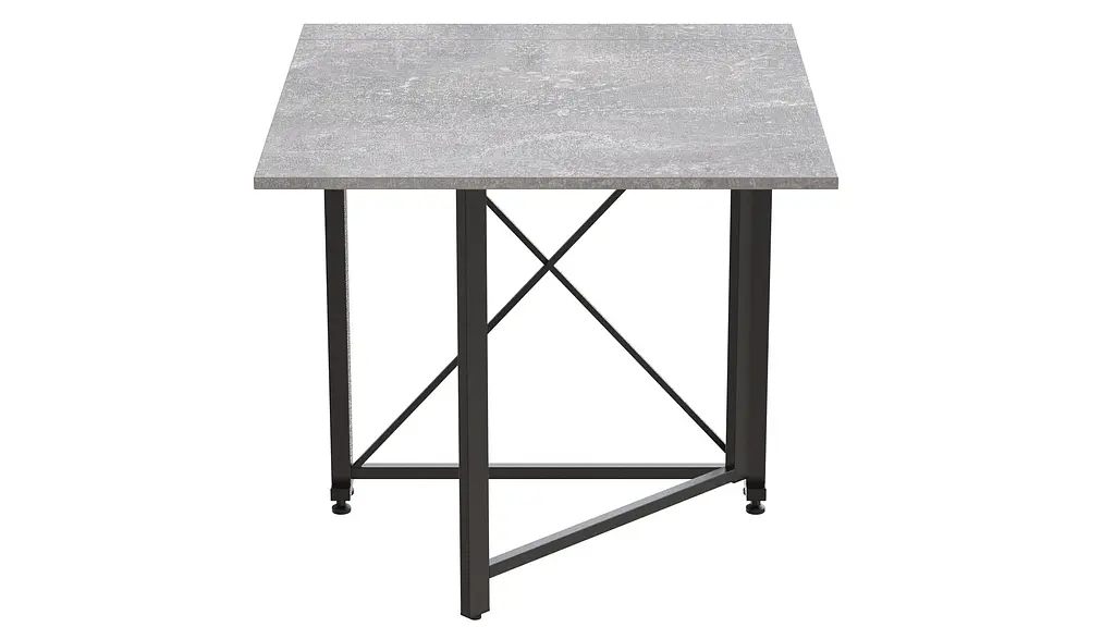 Стіл-книга трансформер Оріон 1 Ferrum-decor 750x810x730 Чорний метал ДСП Бетон 16 мм (FRD-104603) - фото 7