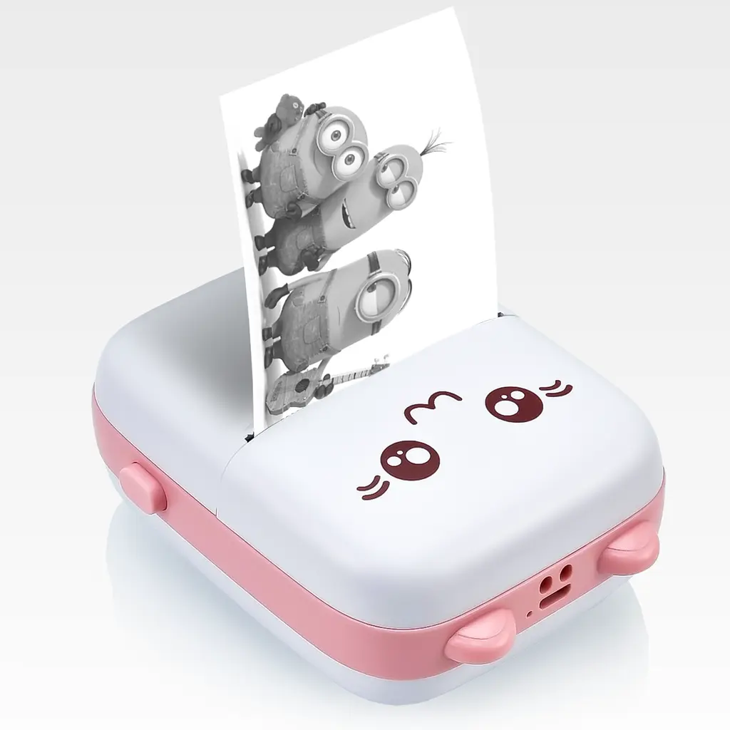 Портативний термопринтер JETIX Mini printer Pink - фото 2