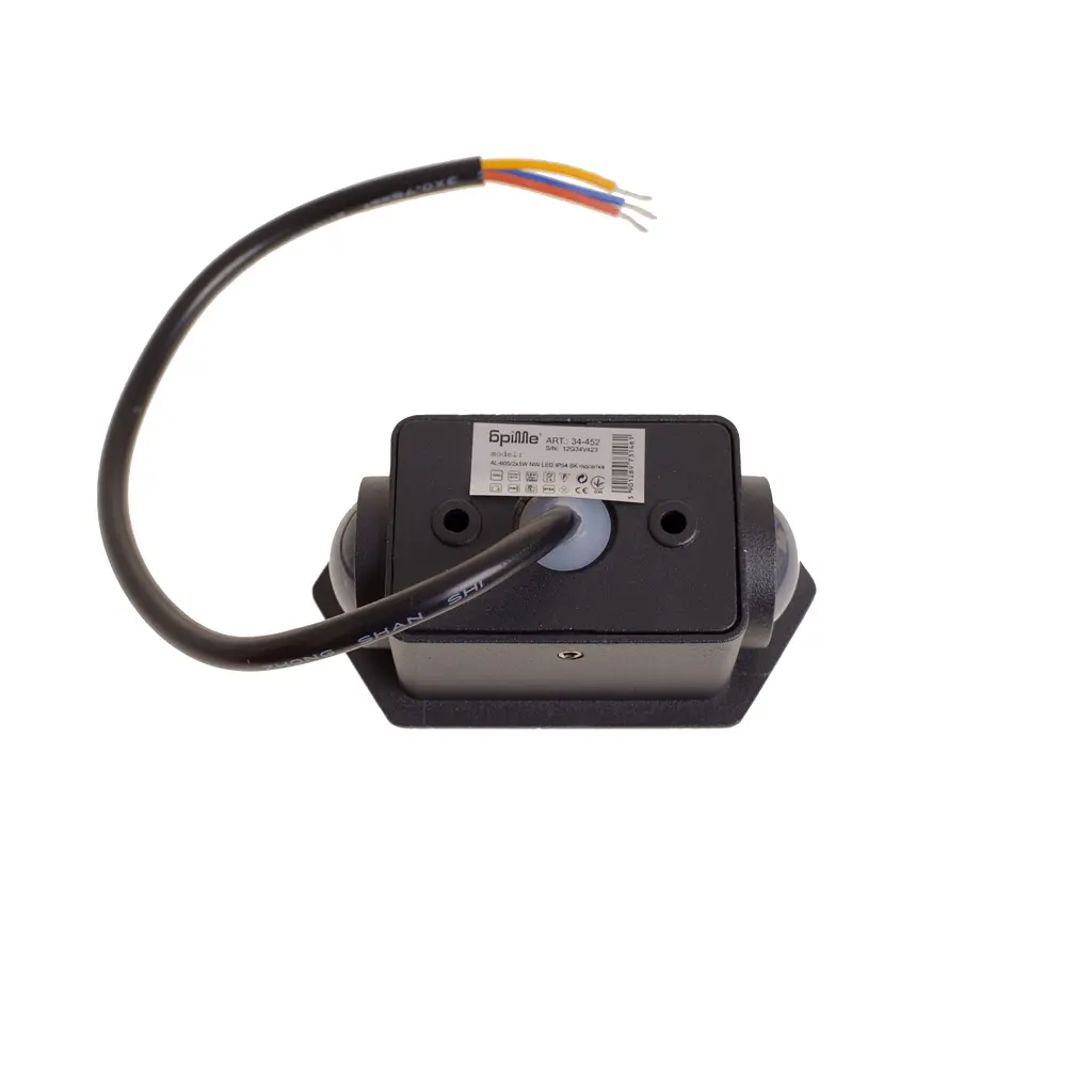 Підсвітка Brille фасадна LED 2W NW IP54 BK (AL-605/2) - фото 4