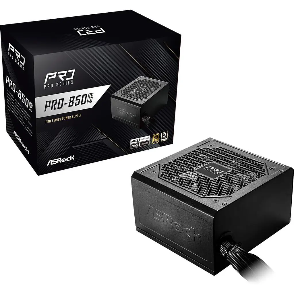 Блок живлення AsRock PRO PRO-850G 850W 80+ Gold (PRO-850G) - фото 6