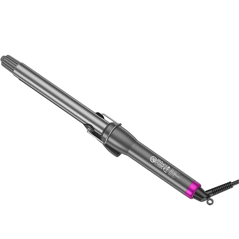 Плойка для волосся Hoco HP43 Electric manual curling iron with digital display Gray - фото 5