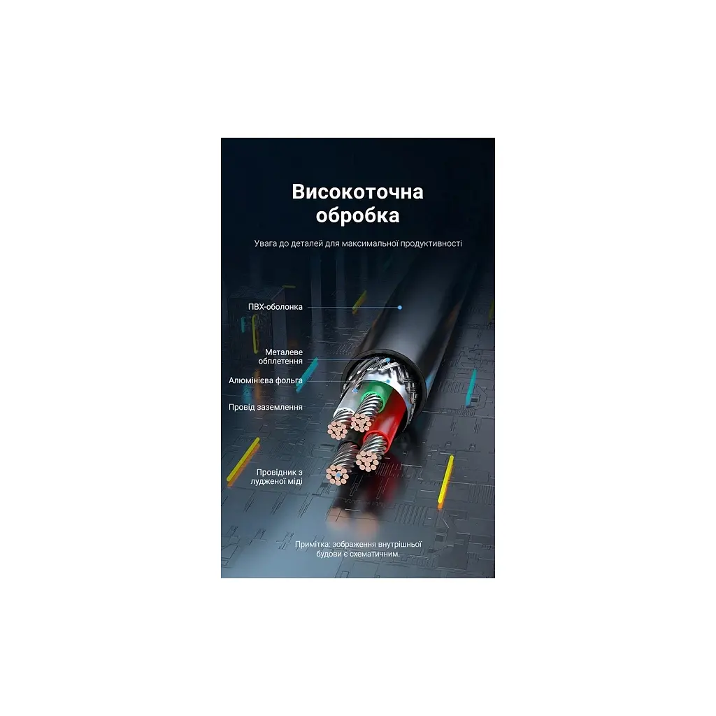 Дата кабель USB 2.0 AM/AF 0.5m black Vention (CBIBD) - фото 11