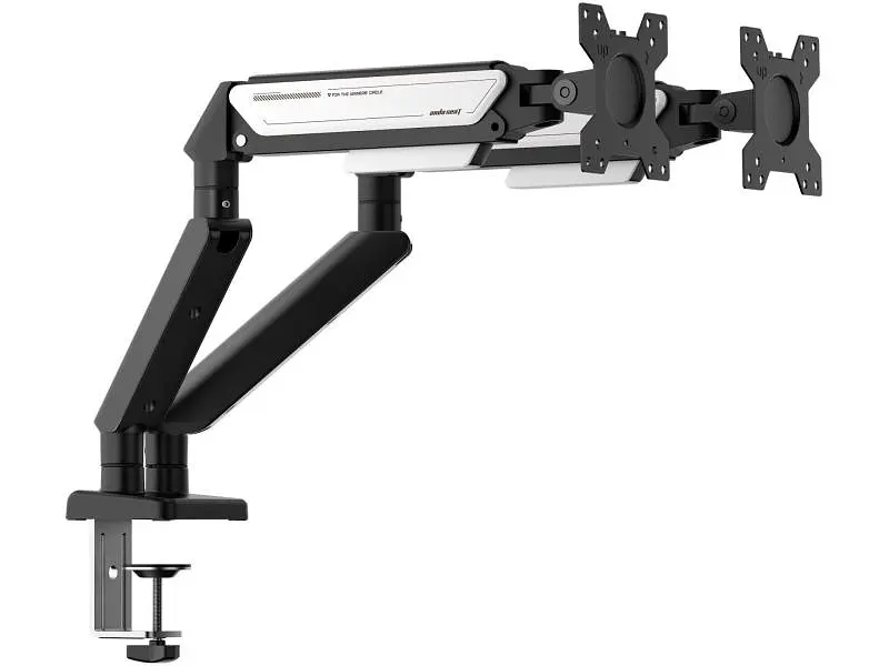 Настільна стійка Anda Seat Stealth II Duo 17''-32'' Black & White (AD-W-A6D-2S-BW) - фото 3