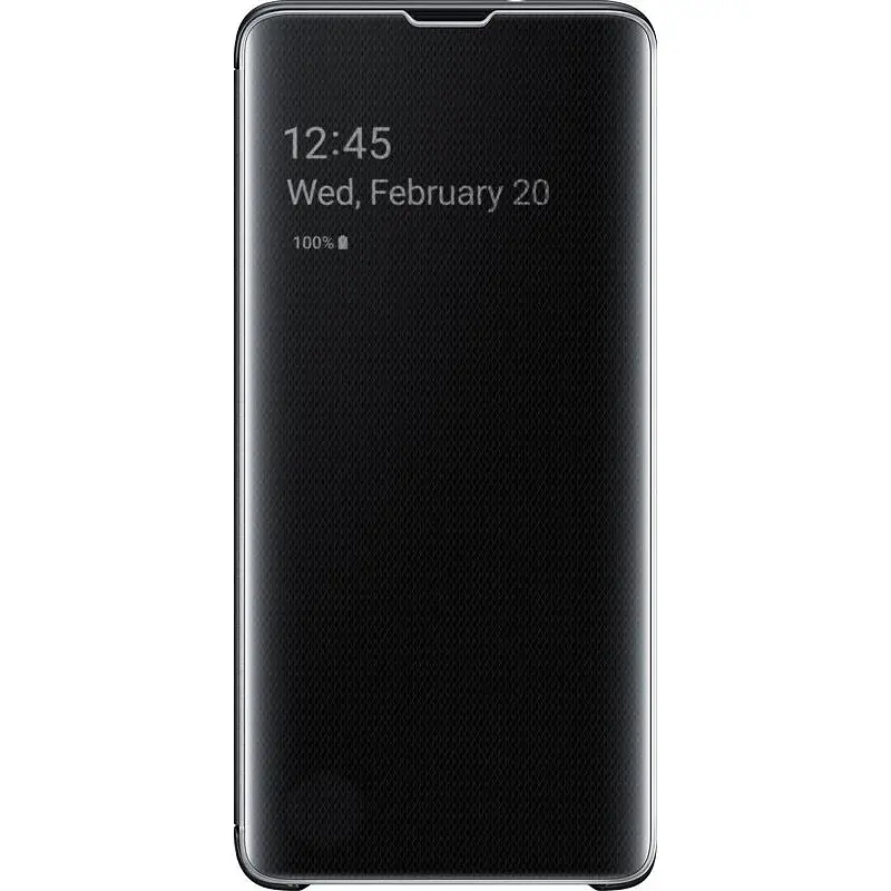 Чохол-книжка Samsung Clear View Cover для Samsung Galaxy S10 SM-G973 Black (EF-ZG973CBEGRU) - фото 3