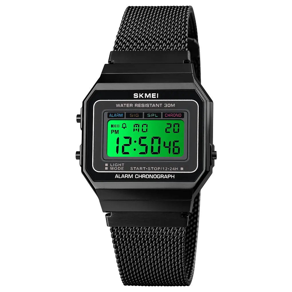 Чоловічий наручний годинник 1660BK Black Skmei acs0030641 - фото 2