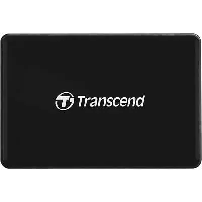 Зчитувач флеш-карт Transcend USB 3.1 Black (TS-RDF8K2) - фото 2