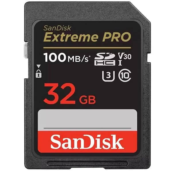 Карта пам'яті SD 32GB C10 UHS-I U3 R100/W90MB/s Extreme Pro V30 SanDisk teh0025033 - фото 6