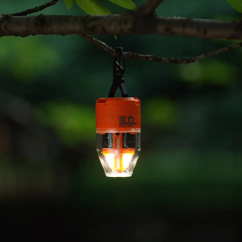 Насос-фонарь кемпинговый Flextail Max Pump 3, оранжевый - фото 13