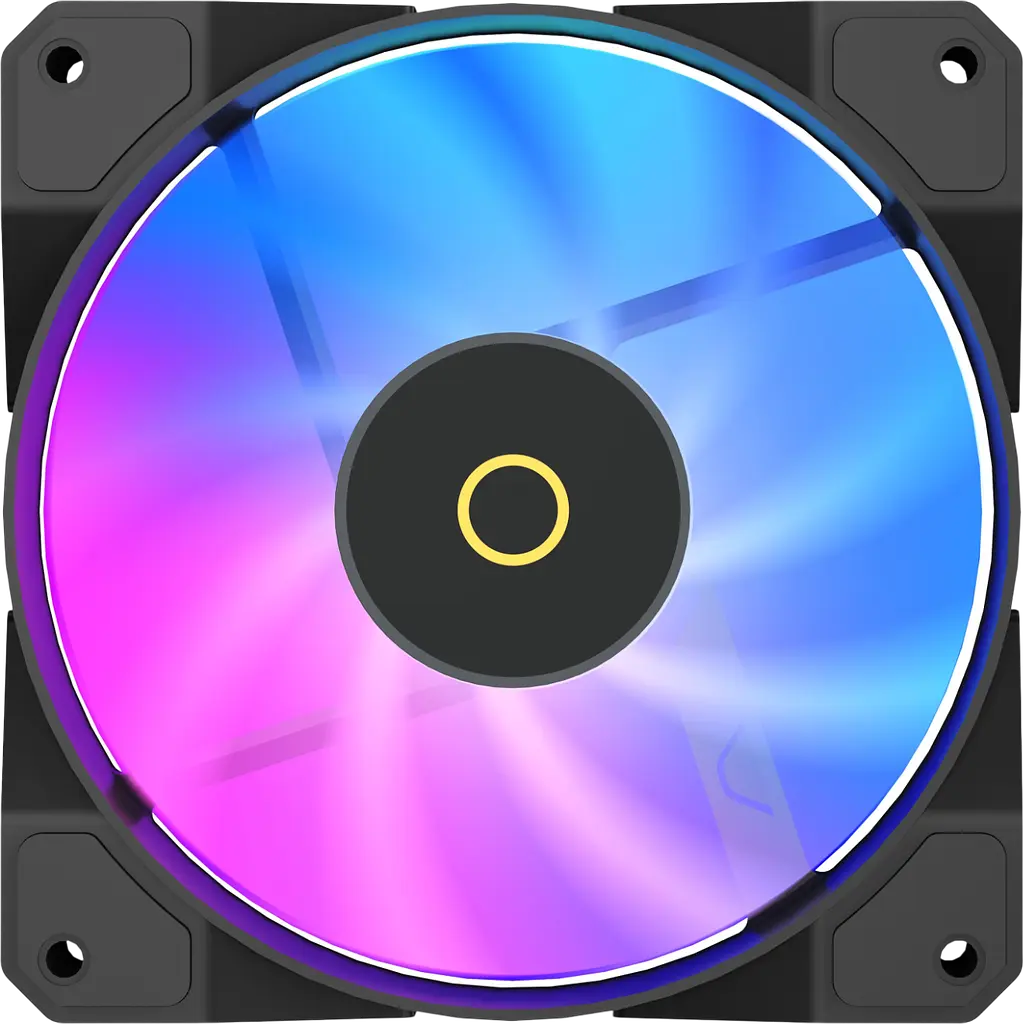 Вентилятор Ocypus Beta F12 ARGB Reverse Black (BETA-F12-BK1AM01X-GL) - фото 2
