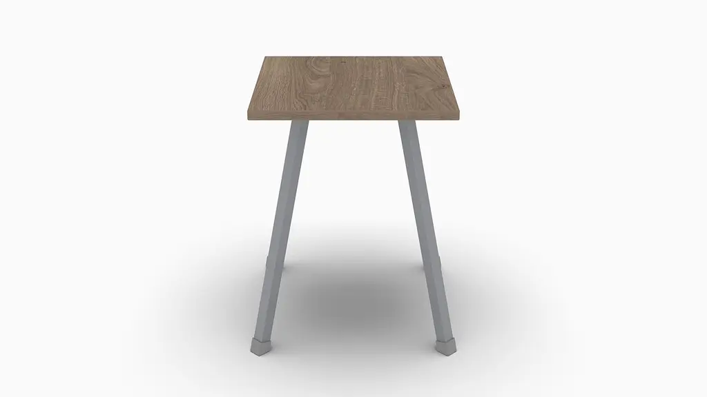 Табурет Ferrum-decor 430x320x320 Серый металл ДСП Дуб Сонома Трюфель 16 мм (FRD-104647) - фото 2