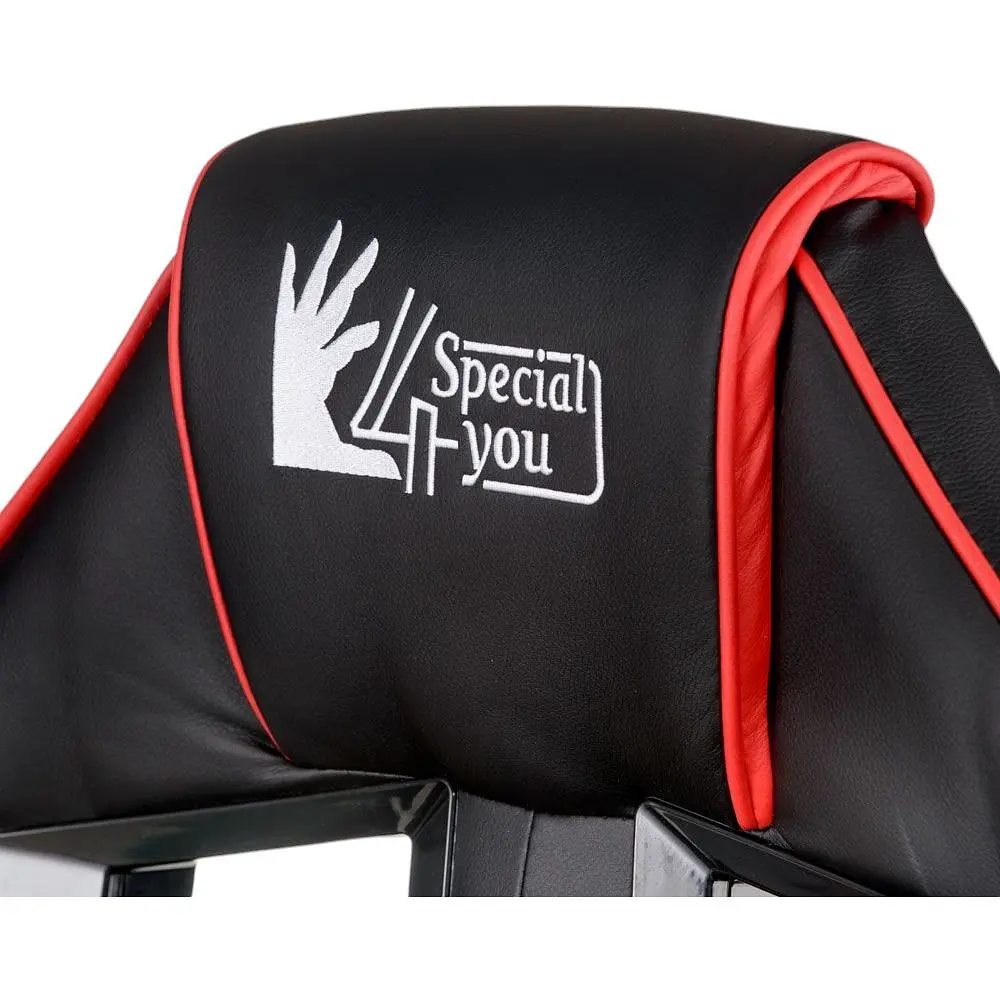 Офісне крісло Special4you Nitro чорне з червоним (E5579) - фото 11