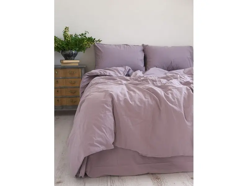 Комплект постільної білизни Standart Naturel Violet Євро Limasso pbe0041883 - фото 2