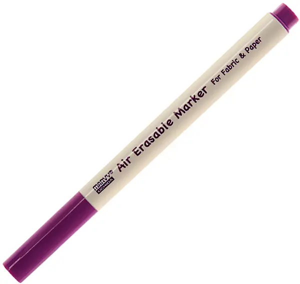 Маркер для розмітки тканини Marvy фіолетовий 1 мм зникаючий Air Erasable - фото 2