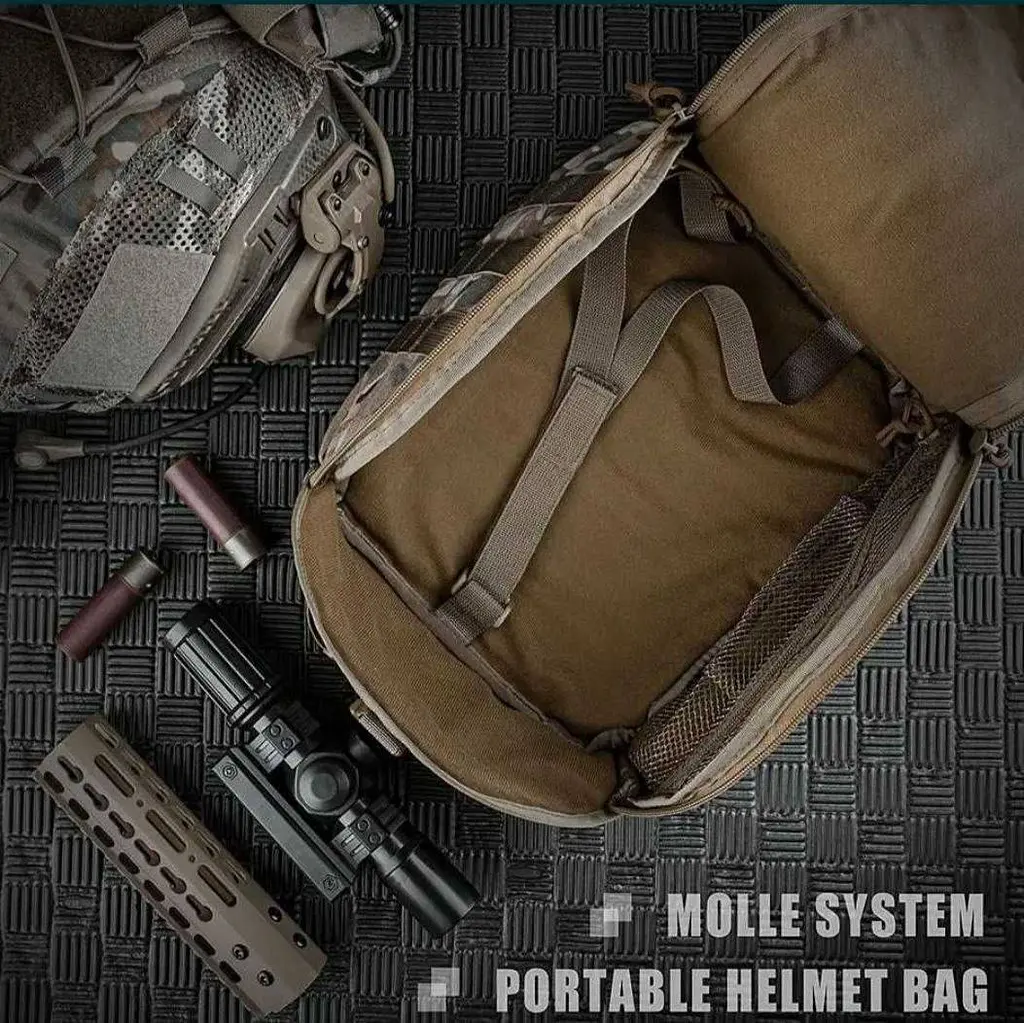 Сумка підсумок Mil-Tec для шолома з кріпленням Molle (Мультикам) - фото 6